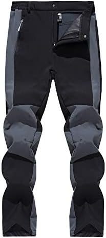 Машки пешачки панталони на Ронгкси, на отворено ветер водоотпорен термички панталони, удобни потење жени