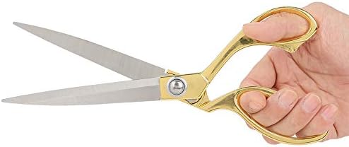 Ножици за везење Cyllde 10,5 инчи од не'рѓосувачки челик ножици за домаќинство прилагодено ткаенина ткаенини за сечење ножици за украси,