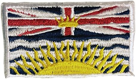 Знаме извезено железо на шиење на закрпи - Канада