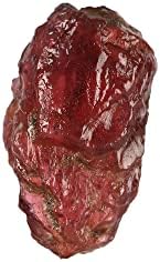 GemHub заздравување кристал груб AAA+ црвен гарнет камен мал 3,10 ct. Лабав скапоцен камен за завиткување на жица,