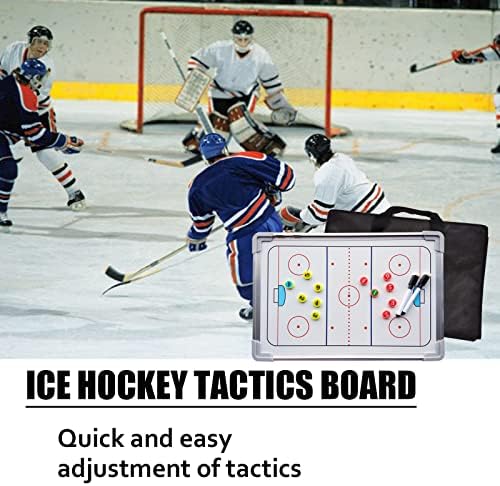 Коачиски табла за хокеј на мразот, суво бришење на премиум хокеј, двострани тренери Магнетна тактика маркер за табла за натпревар за обука