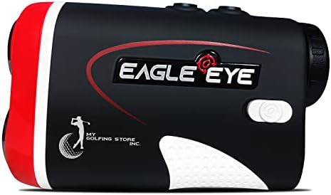 Мојата голф продавница Eagle Eye Elite Golf Rangefinder со наклон, уред за мерење на оддалеченост со магнетна лента, опсег од