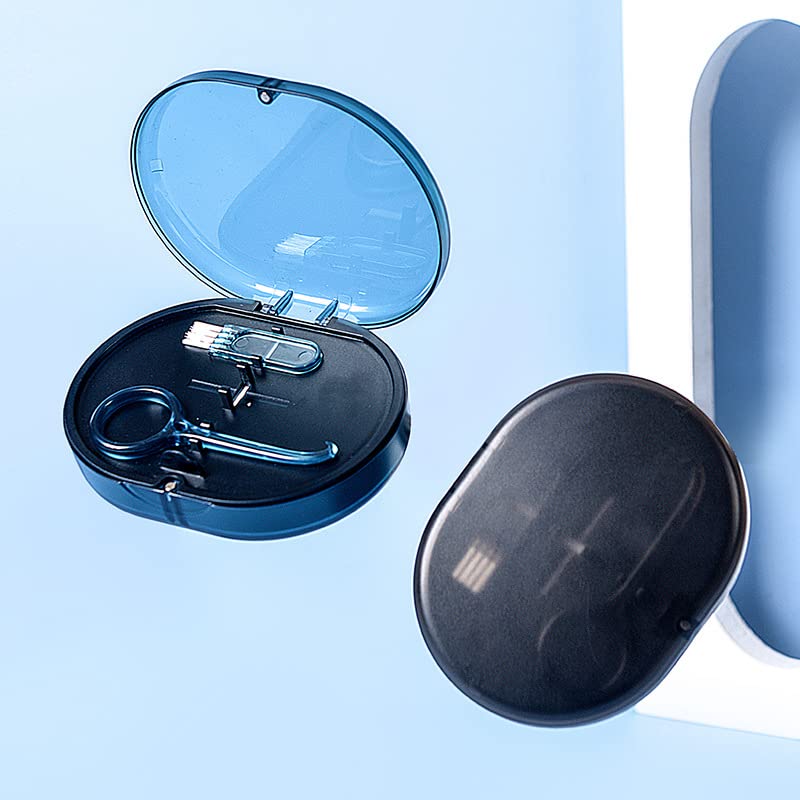 Кутија за чување на устата со двоен слој со капакот, алатката за отстранување на капакот и алатката, преносно складирање на садот Ортодонтски забен