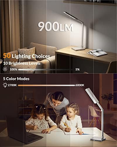 Lepower Metal Desk Lamp & Lepower Bright LED ламба за домови и канцеларија