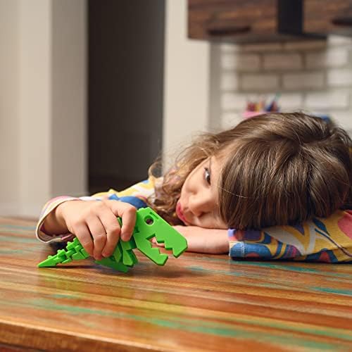 Nutty Toys Fidget Trex - Top ADHD Autism Stim Sentory Toy 2023 за деца деца и возрасни, најдобро момче девојче Tween & Teen Indeacters на Велигденски