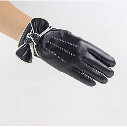 QVKARW топол зимски екран кадифе оперирајте есенски ракавици женски ракавици кожни ракавици ракавици нараквици митанки жени