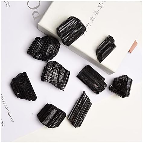 Природен црн турмалин со висок квалитет кристален камен рок минерал реики лечен камен DIY дома Декорација на домашни подароци