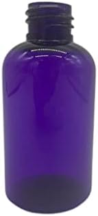 Природни фарми 2 мл Виолетова Бостон БПА бесплатно - шишиња во Бостон - 8 пакувања со празни контејнери за полнење - есенцијални масла