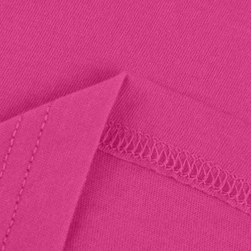 Кошули за подигнување на свеста за рак на дојка за жени во октомври носиме розова вратоврска боја лента со кратки ракави од тиква графички
