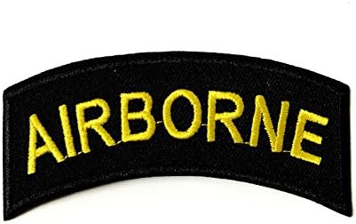 Воената армија воена воена таб, црна маица со јакна за лого, шива железо на извезена апликација значка знак за крпеница и др.