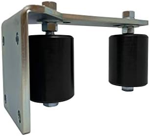 Водич за слајд порта за постери 3 црна l задна прилагодлива заграда за држач за двојно најлонски ролери со тешка челична порта за