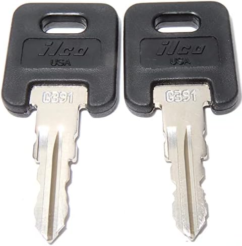 Копчињата ILCO G391 Глобална врска RVS Копчиња за приколка на моторни хоме, пресечени на клуч/број за заклучување G391 врежани на црни врвни копчиња