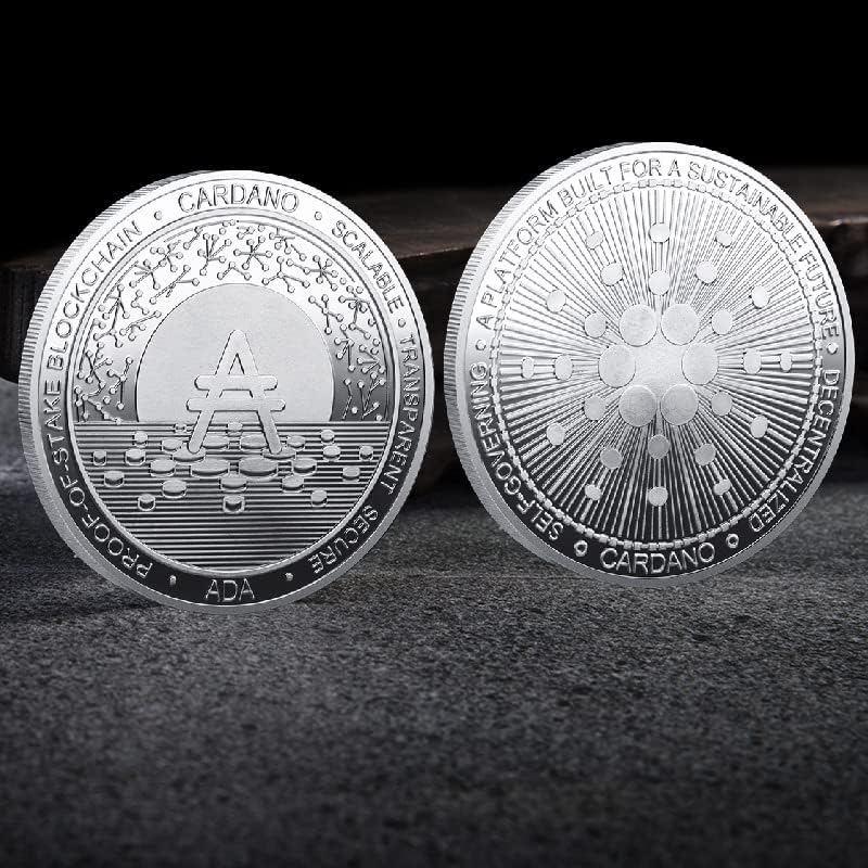 Нови 40мм * 3мм Ада Виртуелна Монета Дигитална Комеморативна Монета Метални Занаети Златници Сребрени МОНЕТИ АМЕРИКАНСКИ Монети Колекционерски
