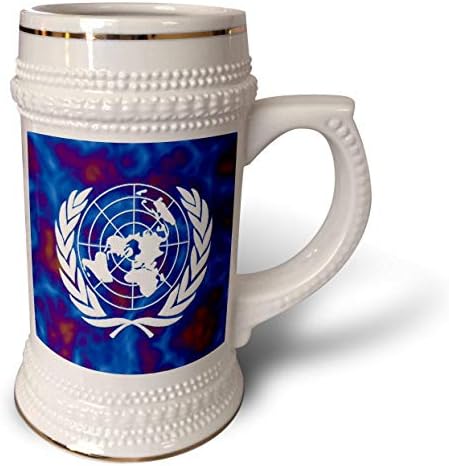 3дроза Знаме На Обединетите Нации-Штајн Кригла, 18оз, 22оз, Бело