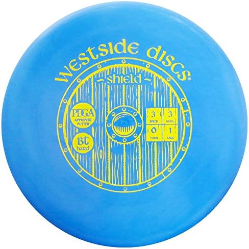 Дискови на Westside Discs Bt Hard Shield Putter Golf Disc [боите може да варираат] - 173-176g