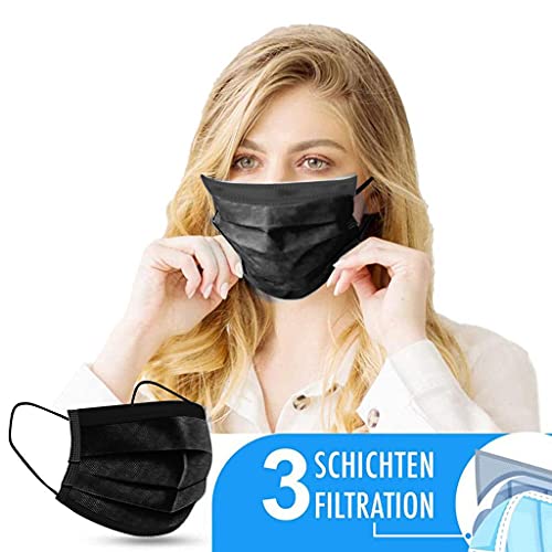 Црни маски за еднократна употреба за жени виолетови маски за лице за еднократна употреба _медицински_ одделение за лице_маски поединечно завиткани