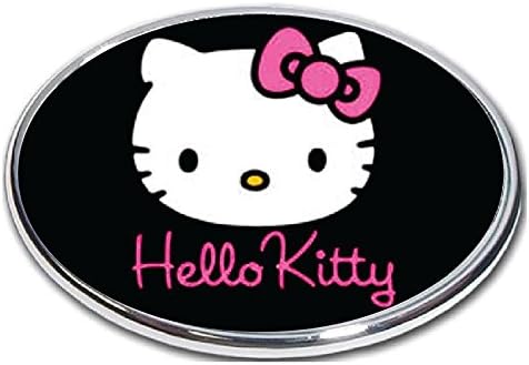 FabProductsrus.com Hello Kitty Trailer Hitch Cover - 2 Примач на хит - 3/8 инчен дебел алуминиум со висок степен - мерки за големина