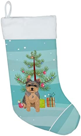 Богатства на Каролина WDK3190CS Јорк Чоколадо кутре Божиќ Божиќно порибување, камин виси чорапи Божиќна сезона забава Декорации за семејни