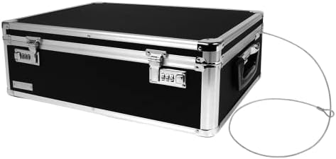 Кутија за заклучување на складирање Vaultz - 6,5 x 23 x 13,5 инчи, багажникот за складирање на студентски дом со комбинирано заклучување