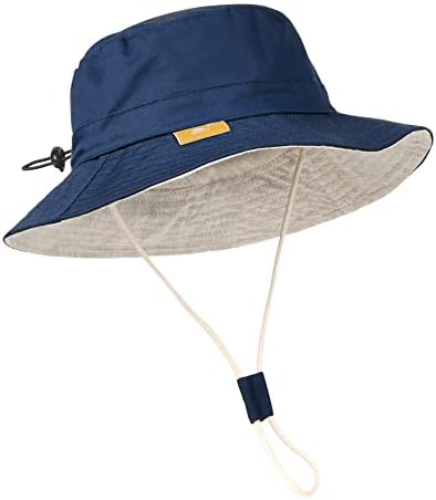 Бебе сонце капа за момче девојче лето лето кофа капа деца за заштита на сонцето капа од памук бебешки капачиња