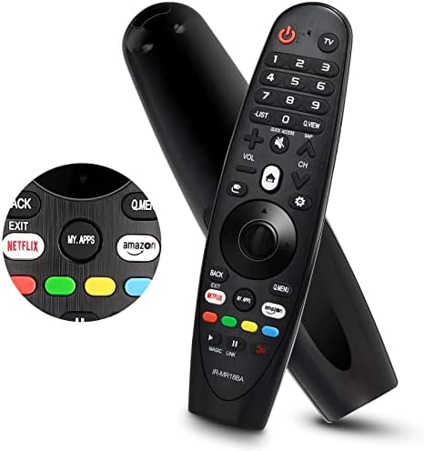 UniPlay AN-MR18BA Magic Remote заменет за LG TV AN-MR18BA AN-MR19BA AN-MR600G AN-MR650 AN-MR650G ANMR650A ANMR600 AN-MR650B Далечински управувач