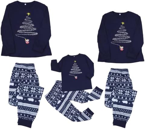 Семејно појавување на Божиќни пижами, Божиќни пижами се поставува за семејно појавување на флонели пижами семејство пижами за семејство