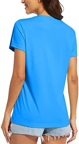 Magomsenенски кошули со кратки ракави со кратки ракави со кратки ракави upf 50+ маици за заштита на сонце Брзо суво вежбање врвови за