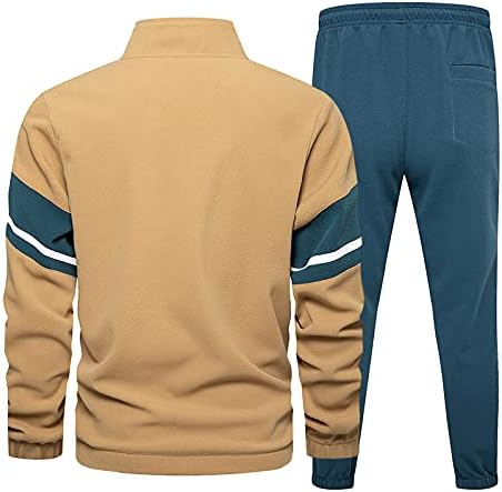 Tracksuit потта за мажи за мажи и панталони мажи со 2 парчиња облеки цврсти мажјаци за џемпери 2 компјутери