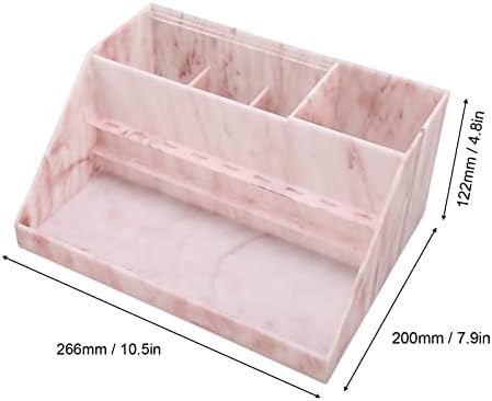 Asixxsix акрилна розова мермерна лента за продолжување на мермер за резерви за складирање на трепки за складирање на трепки