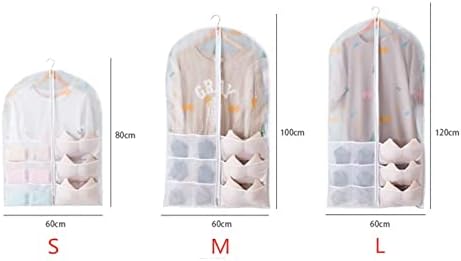 EYЛКМ 9 Решетка За Складирање Висечка Торба Неткаен Долна Облека Чорапи Сарафани Чување Висечка Торба За Домаќинство Со Голем Капацитет