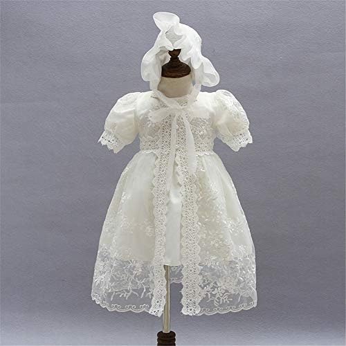 Зачудувачки бебе девојче крштевање на крштевање на облеки на дете принцеза Свадба Специјална пригода фустан 3 парчиња облека од 3 парчиња