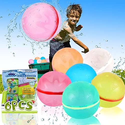 Oyојкидс балони за вода што може да се употреби, пополнување на балони со магнетна вода Брзо полнење, водни топки за базен на отворено