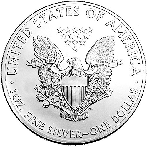 1992-1 Унца Американски Сребрен Орел Превозот .999 Парична Казна Сребро со нашиот Сертификат За Автентичност Долар Нециркулирани