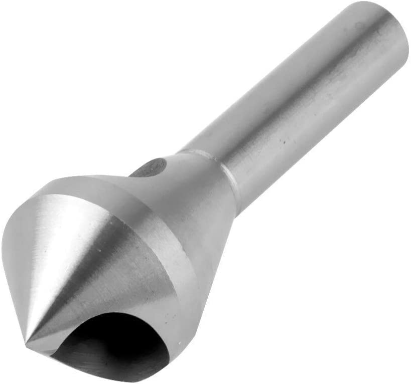 Битс за челични дупки 4PCS CONERSINK дебарирање на вежба за вежбање, постави метални метални дупки од не'рѓосувачки челик, пила за сечење