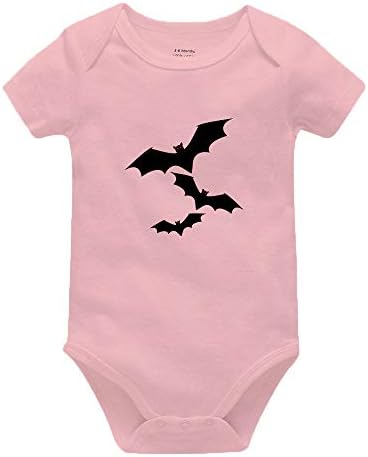 Ноќно лилјак, новороденче, искачување на кратки ракави, едно парче облека за бебиња за бебиња 0-6 месеци