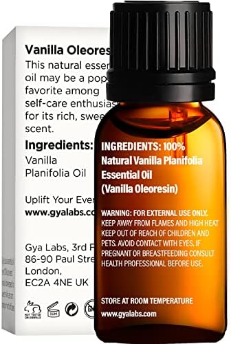 Налепници за дишење арома за маски и есенцијално масло од ванила за сет на кожа - чисти есенцијални масла од терапевтско одделение
