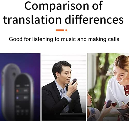 Слушалки за преведувач на јазик, 3 Режими На Превод Паметни Гласовни Преведувачи Безжични Bluetooth5. 1 Преведувач Со Апликација