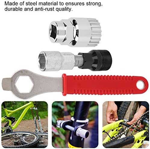 Алатка за отстранување на замаец од челик велосипед, комплет за поправка на велосипеди, за алатка за поправка на планински велосипед