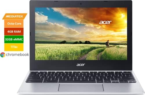 Acer Chromebook Спин 311 2-во-1 Кабриолет лаптоп | 11.6 HD Екран на Допир | AMD A6-9220C Двојадрен Процесор | 4GB DDR4 RAM МЕМОРИЈА | 32GB eMMC