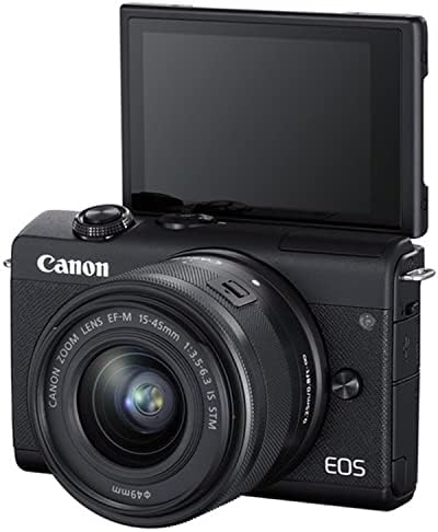 Канон ЕОС М200 Камера без Огледало w/ЕФ-М 15-45мм f/3,5-6,3 е STM Леќа + ЕФ-М 55-200мм f/4,5-6,3 Е STM Леќа + 2X 64GB Меморија + Случај + Филтри