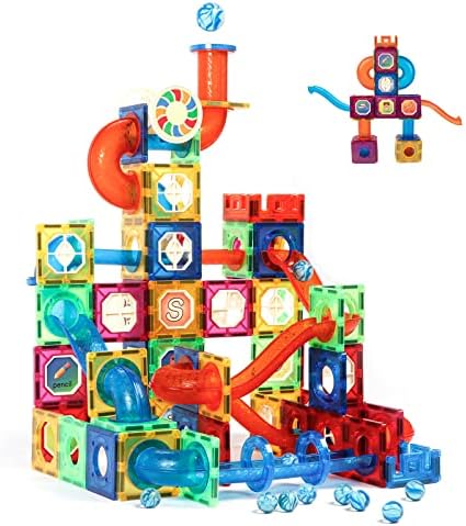 МАГБЛОК 66 ПАРЧИЊА Магнетни Градежни Блокови, Магнетни Плочки За Детски Играчкимагнет Играчки Постави 3Д Градежни Блокови ЗА Мали Момчиња