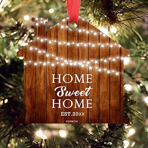 Дома сладок дом 2022 Божиќен украс Домаќин за домаќинство за украсување на новогодишни украси