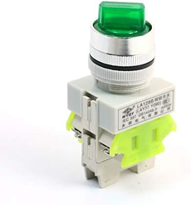 Нов LON0167 660V 10A 3P селектор на зелена светлина само заклучување на ротациониот прекинувач DPST (660 ν 10A 3P - Wahlschalter
