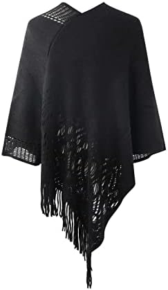 Капчиња плетени шал -обвивки за жени што ги шутираат рабните пом