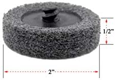 Sungold Abrasives 74919 Тип R Брза промена сива S/C Суперфинална единечна површина на површината на тркалото, 2 “, 2