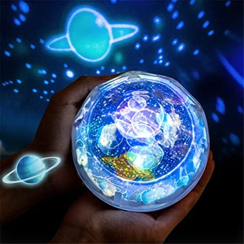 Јах starвезда проектор starвездена небо ноќна светлина планета магичен проектор Земји универзум предводена ламба разнобојна ротирачка
