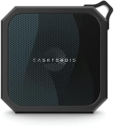 Casteteroid Musoid Mini водоотпорен звучник - црни засенчени бранови црна една големина