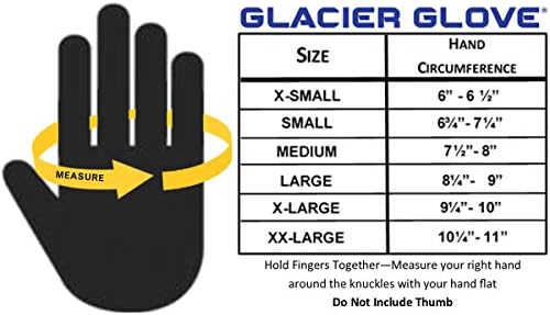 Glacier Glove Islamorada без прсти на ракавици - сина вода Камо
