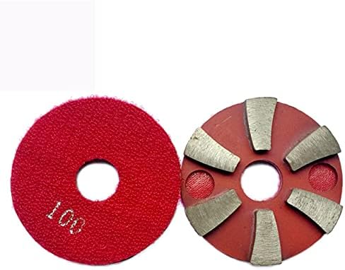 3 парчиња/лот 3 инчи метални дијамантски влошки за полирање 80мм мелење диск за мермер гранит и бетонски под 3JKP6 од делови XMeifei