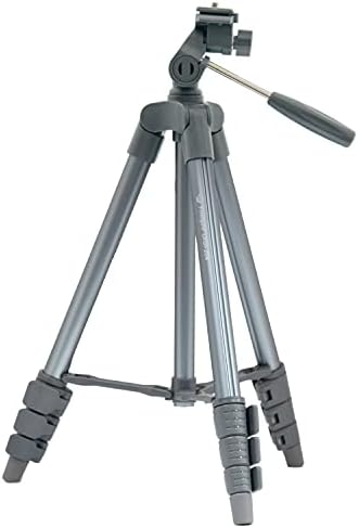 Fotopro Digi-204 gm Tripod, 47,2 инчи, 4 нивоа, прилагодливи, мали, 3-насочни штанд за камера, торба за складирање, камери, камери, SLR компатибилни, алуминиум, металик со пиштол